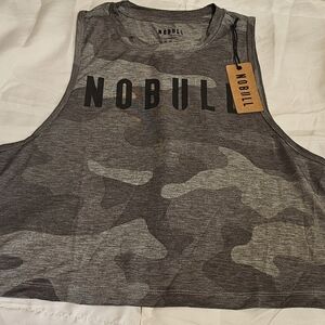 NWT Women’s NOBULL Crop Tank Top Camo Crossfit Tom Brady
